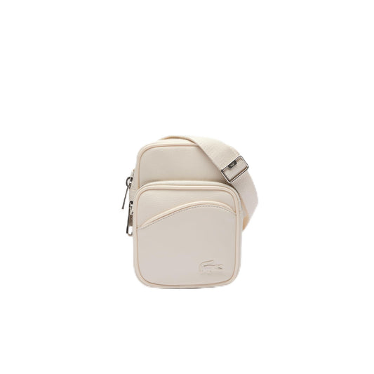 Lacoste Men's Small Crossover Bag, Authentic Grey, One