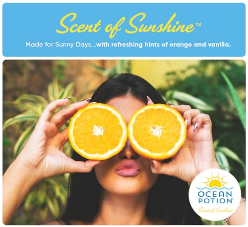 Ocean Potion SPF 50 Sunscreen Body Lotion, Broad Spectrum UVA/UVB Sun Protection with Aloe and Vitamin E, Water-Resistant Non-Greasy Sunscreen, 6.8 oz