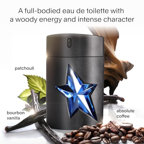 Mugler A*Men Eau de Toilette Woody Ambery Cologne for Men, 3.3 Fl Oz Refill
