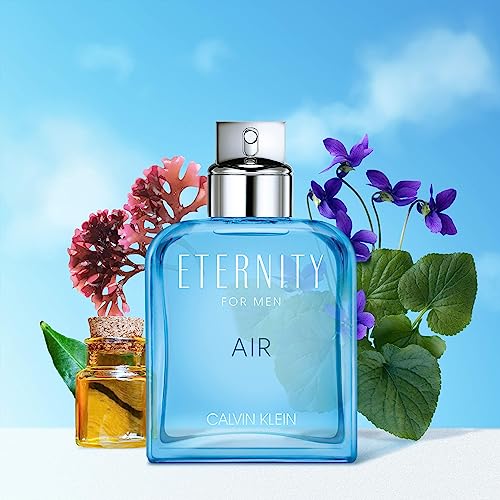 Calvin Klein Eternity Air Eau de Toilette – Men's Aromatic Cologne – With Notes of Mandarin, Lavender & Patchouli Oil & Sea Moss – Luxury Perfumes for Men – Long Lasting Fragrance