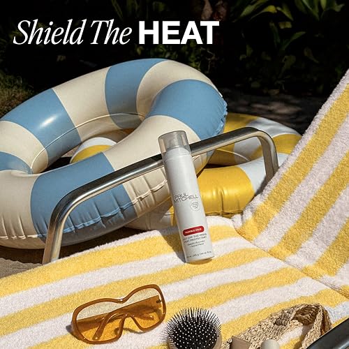 Paul Mitchell Hot Off The Press Heat Protectant, Humidity Resistance, Flexible Hold + Natural Finish, For All Hair Types, 6 oz