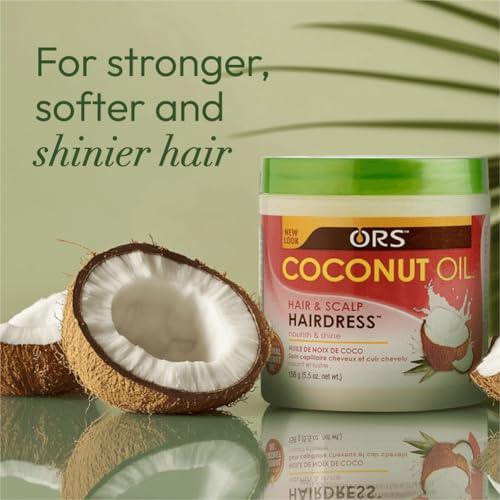 ORS Coconut Oil Hairdress for Hair and Scalp 5.5 oz (Pack of 1)