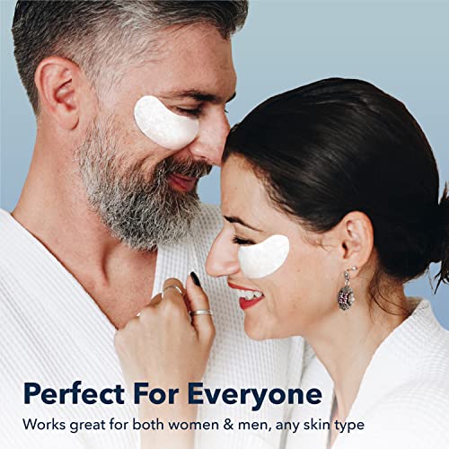 Purederm Collagen Eye Patches for Puffy Eyes, Dark Circles & Fine Lines, Depuffing, Cooling & Firming Under Eye Masks, Korean Skin Care, 60 Count