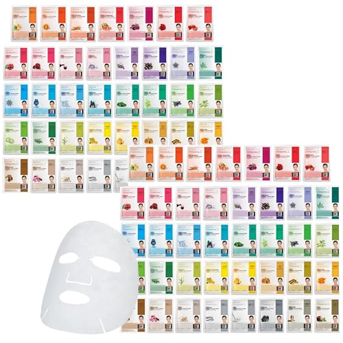 DERMAL 78 Collagen Korean Essence Sheet Mask, 39-Formula Variety, 2 Each