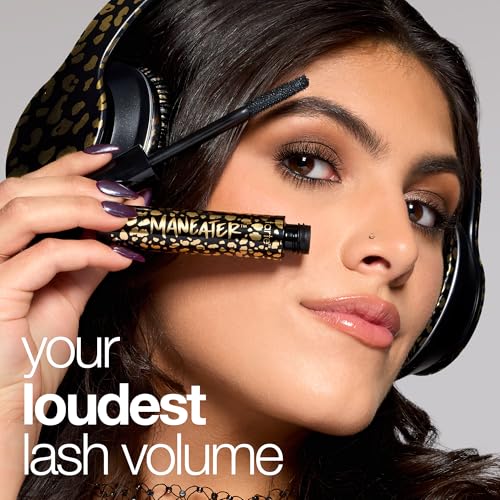 tarte maneater mascara – Extreme Curl, Instant Volume & Length, 16HR Ultra-Creamy Longwear Eye Makeup, Cruelty-Free, full size, black