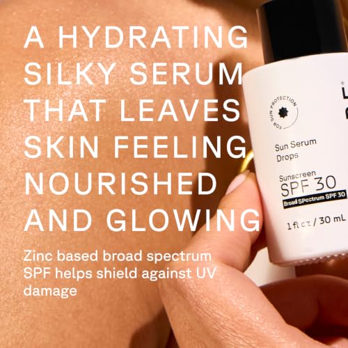 Acure Sun Serum Drops SPF 30 - Skincare for a Hydrating Glow - 1 fl oz