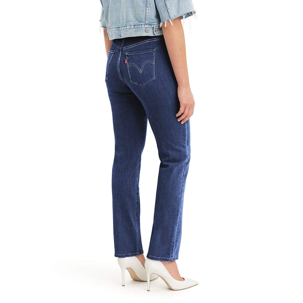 Levi's Women's Classic Straight Jeans, Lapis Dark Horse, 30 (US 10) R