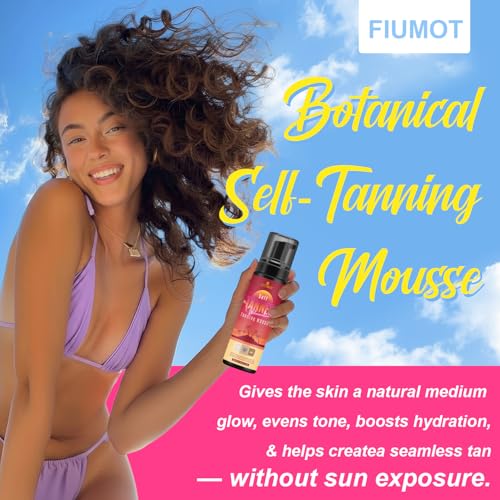 Self-Tanning Mousse for a Natural, Sun-Kissed Glow – Fast-Drying, Streak-Free, Long-Lasting Formula, 6.76 FL