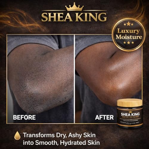 Body Butter for Men, Cologne Scented with Shea & Cocoa butter, for dry skin