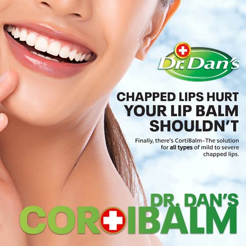 Dr. Dan's Cortibalm 1-Pack Lip Balm with 1% Hydrocortisone for Cracked Lips