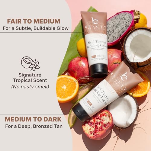 Self Tanner with Tanning Mitt - USA Made Sunless Self Tanning Lotion