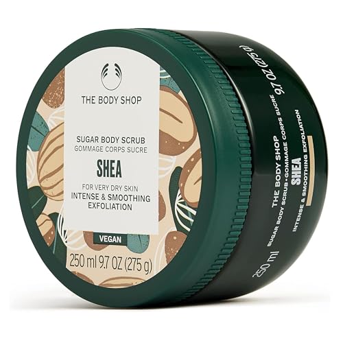 The Body Shop Shea Body Scrub | For Dry Skin, 8.2 Oz