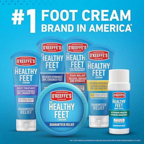 O'Keeffe's Healthy Feet Intense Renewal Cream, 3 oz Tube, 1-Pack