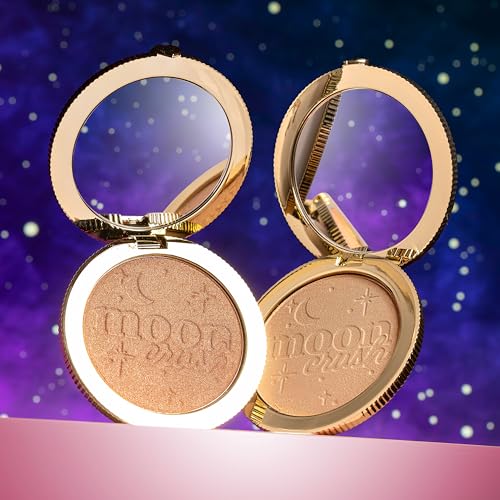 Too Faced Moon Crush Highlighter | Sheer, Powder, Glossy Glow, Highlighter Makeup 0.24 Ounce, Shooting Star