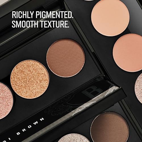 Bobbi Brown All Nudes Eyeshadow Palette | 5-Shade Matte & Metallic Neutral Eyeshadow Palette for All Skin Tones with Richly Pigmented Shades in Complementary Colors, Peachy Nudes, 0.04 Ounce