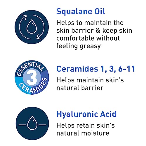 CeraVe Hydrating Foaming Oil Facial Cleanser with Hyaluronic Acid, 8oz