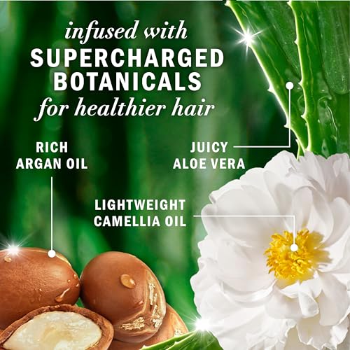 Herbal Essences Argan Oil Paraben Free Shampoo, Hair Repair, 20.2 fl oz, with Certified Camellia Oil and Aloe Vera, For All Hair Types, Especially Damaged Hair