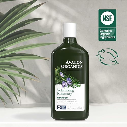 Avalon Organics Shampoo, Volumizing Rosemary, 11 Oz