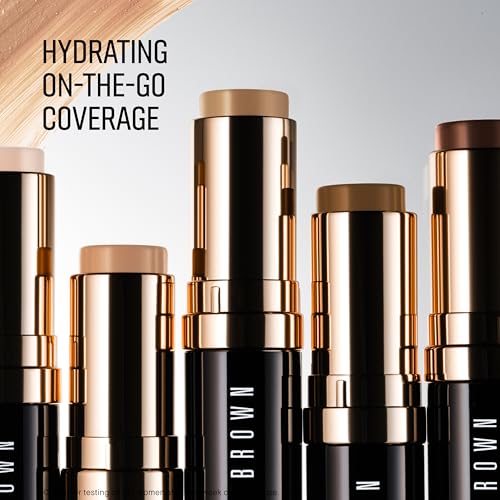 Bobbi Brown Skin Foundation Stick | Portable & Creamy with Medium-to-Full Coverage for Even-Toned Skin, 0.31 Ounce, Warm Ivory W-026