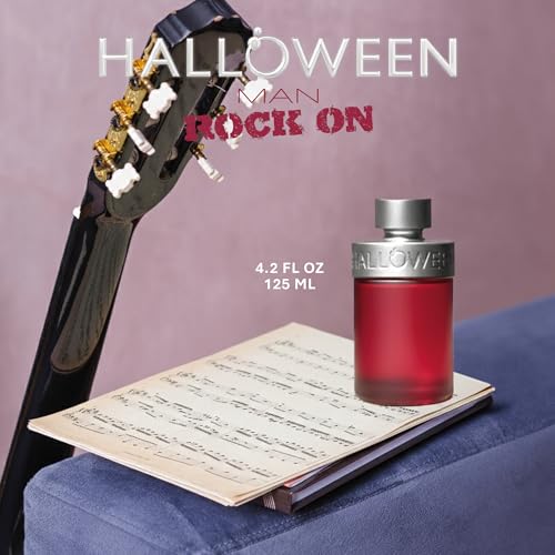 Halloween Man Rock On Eau de Toilette for Men, Woody Aromatic, 4.2 Fl Oz