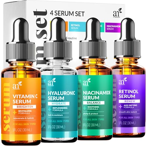 ArtNaturals Vitamin C Skincare Serum Set, 4 Piece