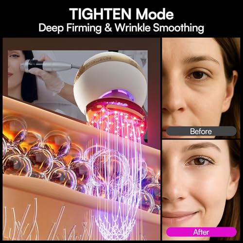 INIA SPHERA Upgraded 8-in-1 Microcurrent Facial Device for Face & Neck