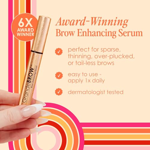 Grande Cosmetics GrandeBROW Brow Enhancing Serum, 3mL, 4-Month Supply