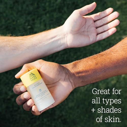 Oars + Alps SPF 35 Clear Body Sunscreen Stick, Travel Friendly, 1pk, 1.7oz