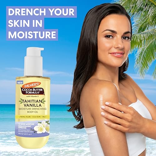 Palmer's Tahitian Vanilla Body Oil, Cocoa Butter Formula (6.5 Fl Oz)