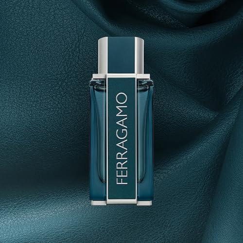 FERRAGAMO Intense Leather Eau de Parfum Pour Homme, Trial Cologne Spray for Men, Vial Sample Size, 0.05 Fl. Oz.