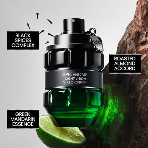 Viktor&Rolf Spicebomb Nightvision Eau de Toilette Spicy Cologne - 3 Fl Oz