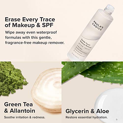 Paula's Choice Gentle Touch Oil Free Waterproof Makeup Remover, 4.3 Fl Oz