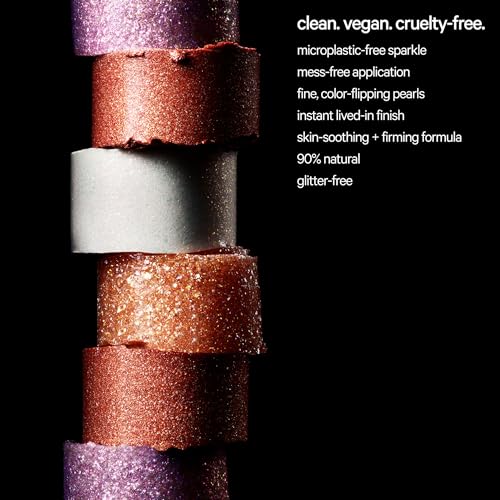 Milk Makeup Cooling Water Jelly Shimmer – Buildable Face + Body Highlighter Stick for Sheer Shimmery Glow – Long-Lasting, Hydrating, Glitter Free Formula – Bubbly (Gold + Silver), 0.17oz