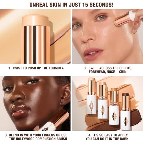 Charlotte Tilbury Unreal Skin Tint & Sheer Glow Hydrating Foundation Stick