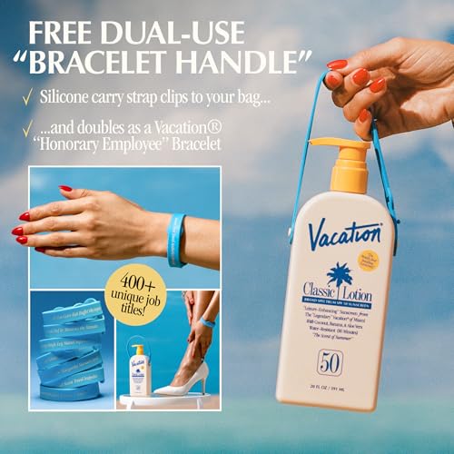 Vacation Classic SPF 50 Sunscreen Lotion, 20 Fluid Ounces