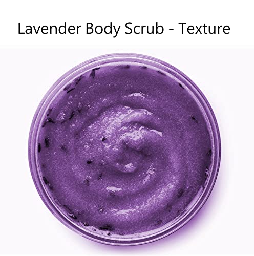 Lavender Salt Scrub 10 oz – Natural Exfoliating Body Scrub with Dead Sea & Sea Salt, Moisturizing Oils for Smooth, Soft, Radiant Skin, Spa-Quality, Paraben-Free