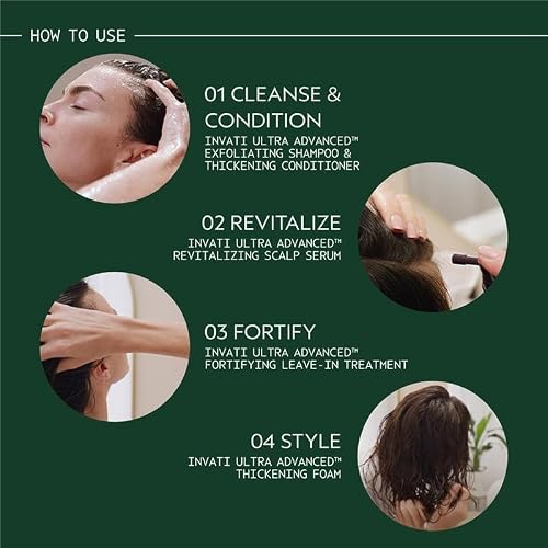 Aveda Invati Ultra Advanced Thickening Foam | Styling Foam for Thin & Thinning Hair | Instantly Thickens Hair | Flexible Hold | 97% Naturally Derived*, 1.5 Fl Oz