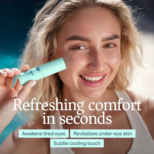 Korean Under Eye Balm Stick - Hydrating Eye Cream for Dark Circles and Puffiness, Wrinkles and Fine Lines - Moisturizing Korean Skin Care with Niacinamide, Vitamin E (Korean Under Eye Balm Stick)