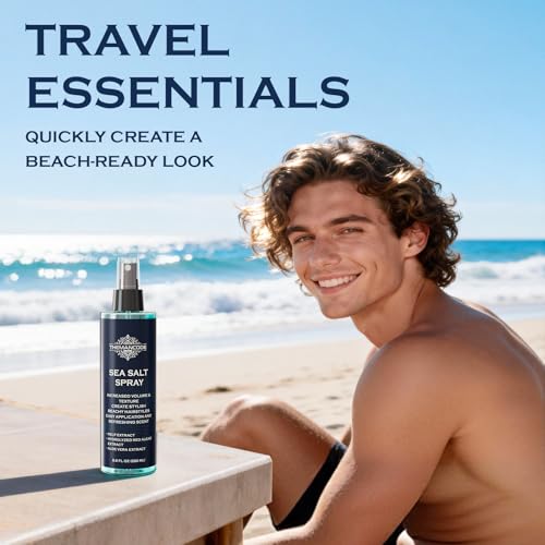 THEMANCODE Sea Salt Spray for Men, Texturizing Hair spray, 8.8 Oz