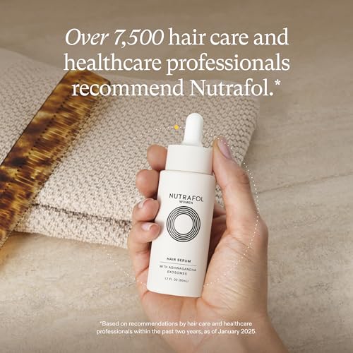 Nutrafol Women's Hair Serum for Thinning Hair, 1.7 Fl Oz, 2-Bottles