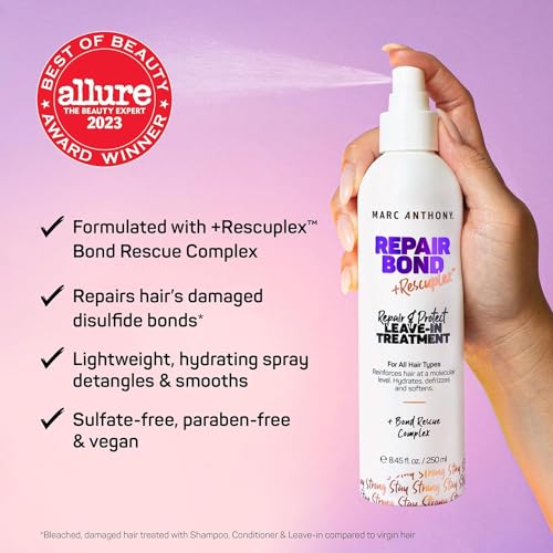 Marc Anthony Repair Bond, Leave-In Hair Conditioner Spray for Damaged Hair