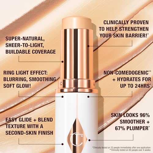 Charlotte Tilbury Unreal Skin Tint & Sheer Glow Hydrating Foundation Stick