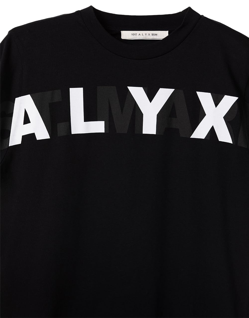 1020 ALYX 9SM, Bold Inverted Logo T-Shirt, Small, Black