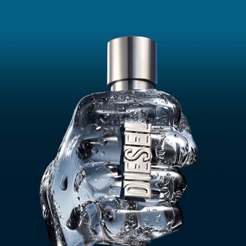 Diesel Only the Brave Eau de Toilette Spray Cologne for Men, Notes of Lemon, Rosemary, and Sensual Ambery Wood, Fresh and Powerful Fragrance, Long-Lasting, 1.7 FL. Oz.