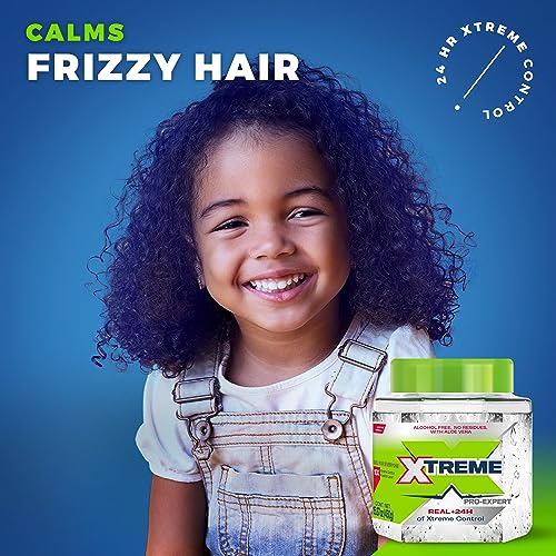 Xtreme Pro-Expert Clear Styling Hair Gel, 15.87 Oz Jar, Pack of 3