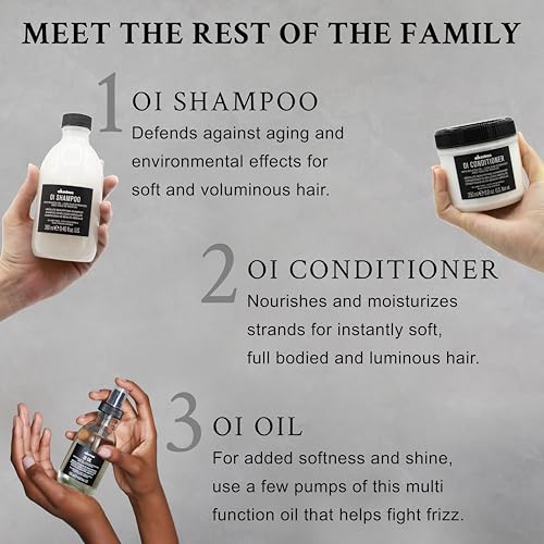 Davines OI Shampoo Daily Hair Softening & Hydrating, For All Hair Types