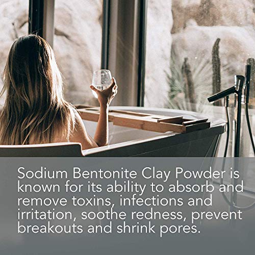 Pure Body Naturals Bentonite Clay Powder, Indian Healing Clay, 8 oz