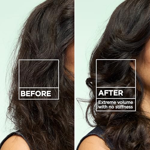 Garnier Fructis Sky-Hi Volume Hairspray, Anti-Humidity Volumizing Spray With Bamboo Extract, Provides 24-Hour of Flexible Hold and Frizz Control, 8.25 oz, 2 Count (Packaging May Vary)