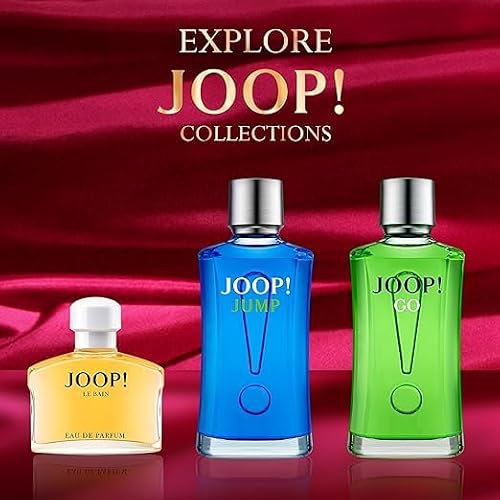 Joop! GO Eau de Toilette – Woody Men's Cologne – With Notes of Rhubarb, Cypress, Musk, & Geranium – Luxury Perfumes for Men – Long Lasting Fragrance
