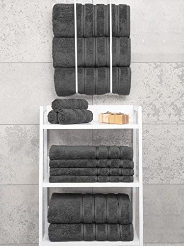 American Soft Linen 100% Cotton Luxury Turkish Towels, 4 PC Bath Towel Set